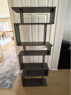 Dark Grey Bookcase