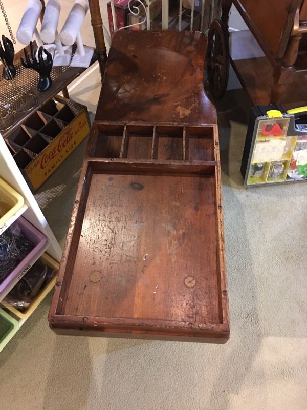 Vintage Stickley cobblers bench coffee table