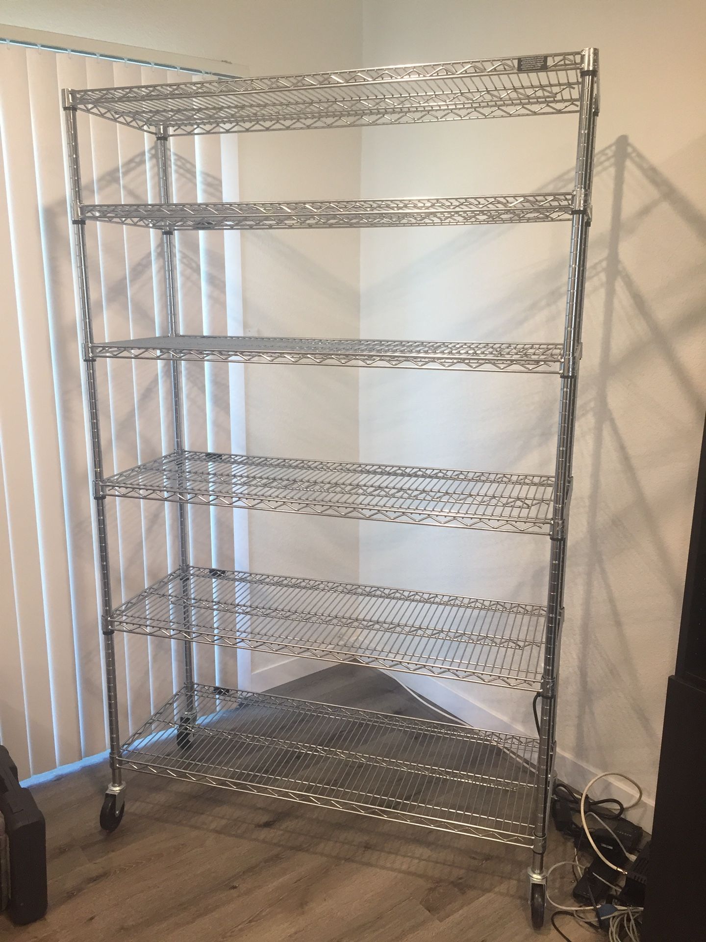 Utility/Kitchen Rack - 6.5’ tall 4’ wide 1.5’ deep