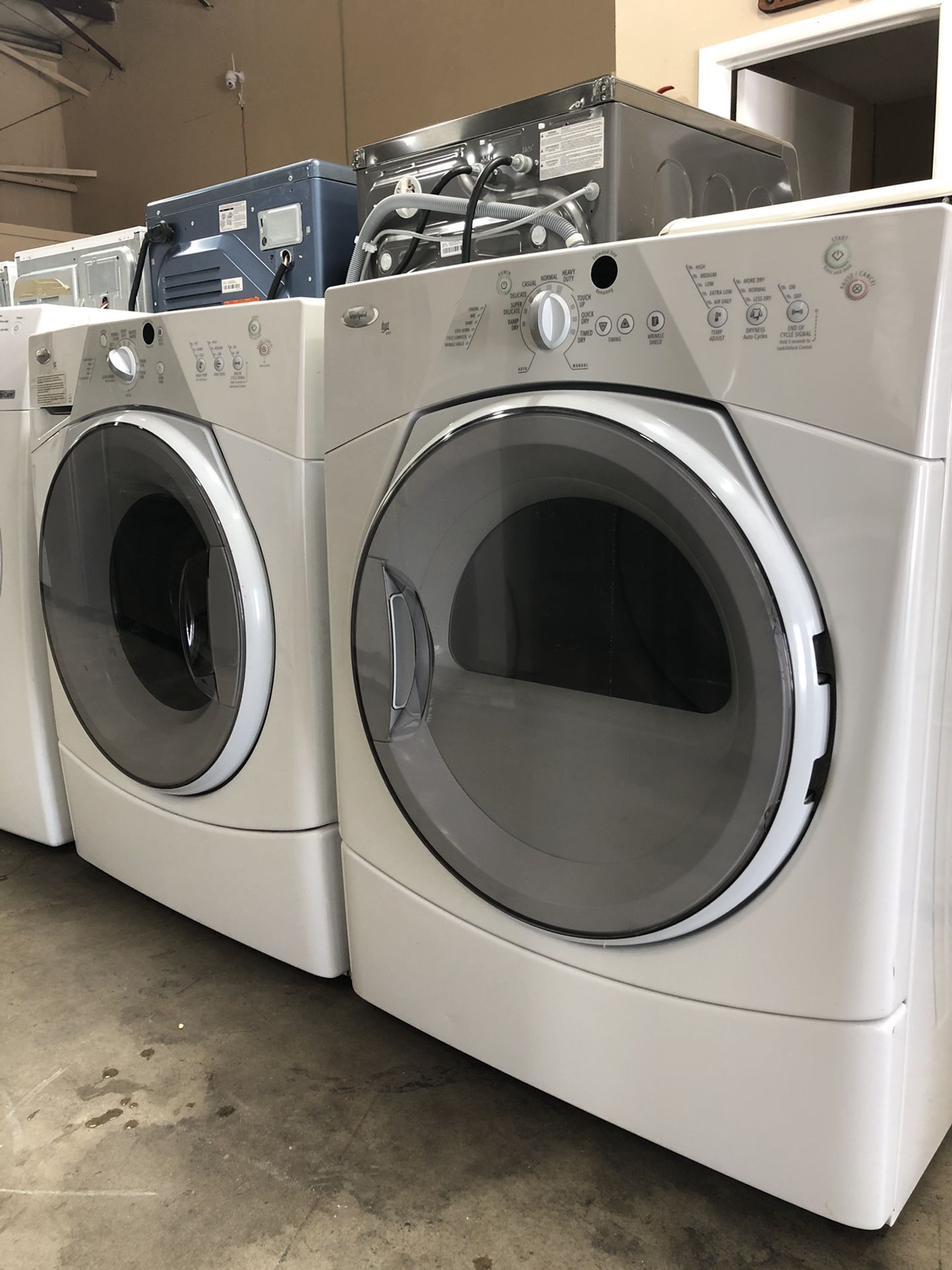 Washer and dryer set Whirlpool Duet (stackable)
