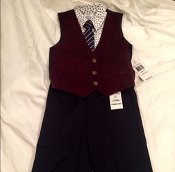 Matching 4T NWT 4-PC Suit & 12 m 4-PC Suit