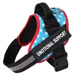 Emotional Support Dog Harness Stars Vest