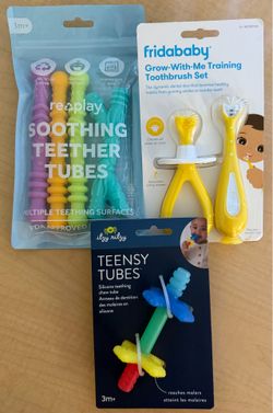 Brand New Baby Teether & Toothbrush Bundle