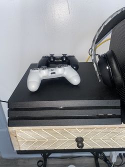 PlayStation 4 Pro And Headset