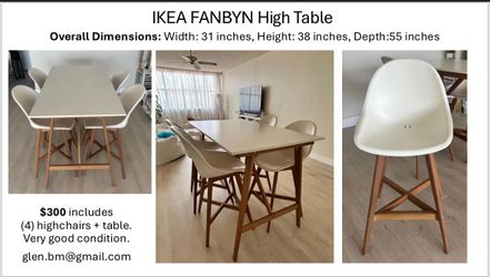 IKEA FANBYN High Table