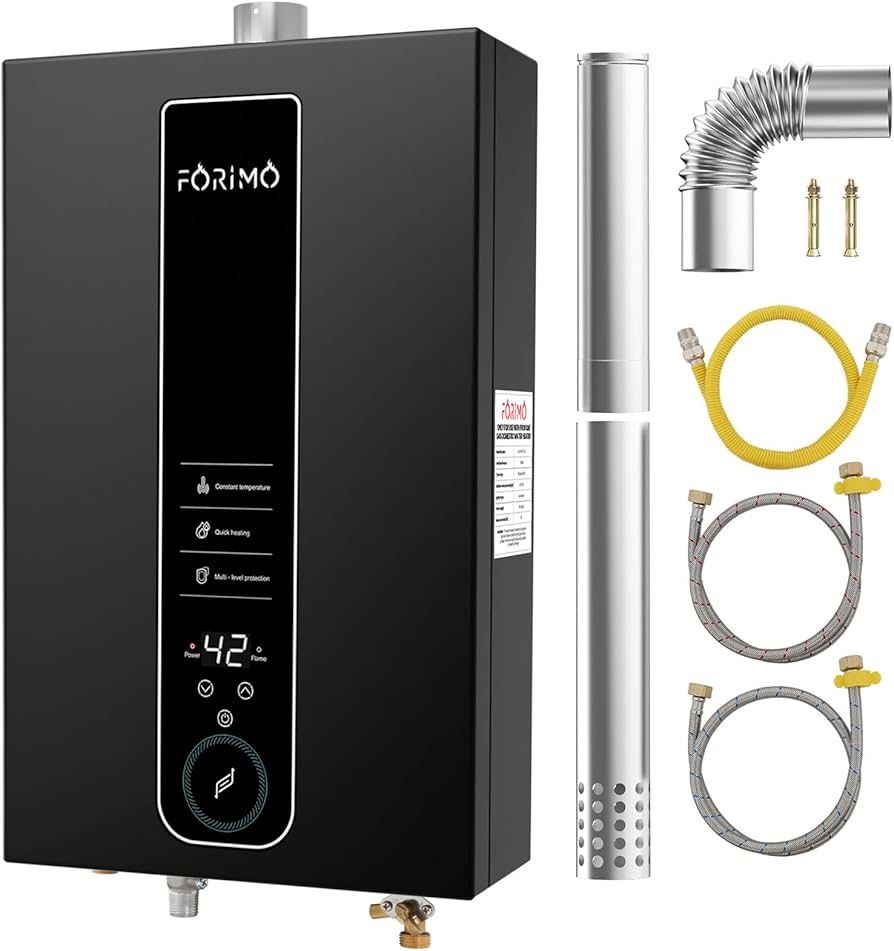 Propane Tankless Water Heater, 4.21GPM 16L Indoor,Constant propane water heater,Instant Hot Propane Gas Water Heater with Fahrenheit Digital Display,M