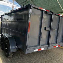 New Smooth Finish Dump Trailer
