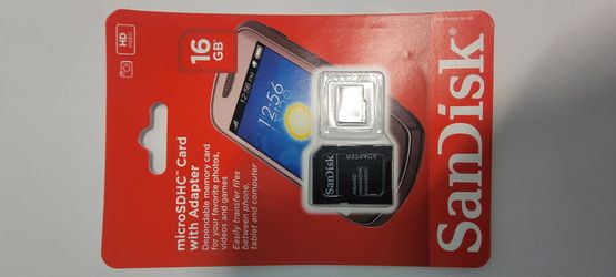 SanDisk microsd card 16gb