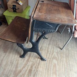 Antique School Desk