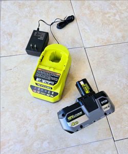RYOBI 18V HP 4.0 High Preformance Battery and Charger