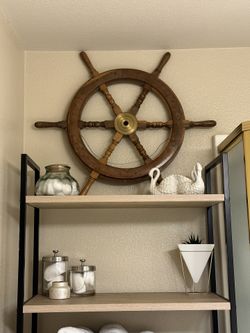 Authentic Nautical Ships Helm Steering Wheel. 