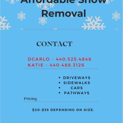 Snow Plowing Starting At $30