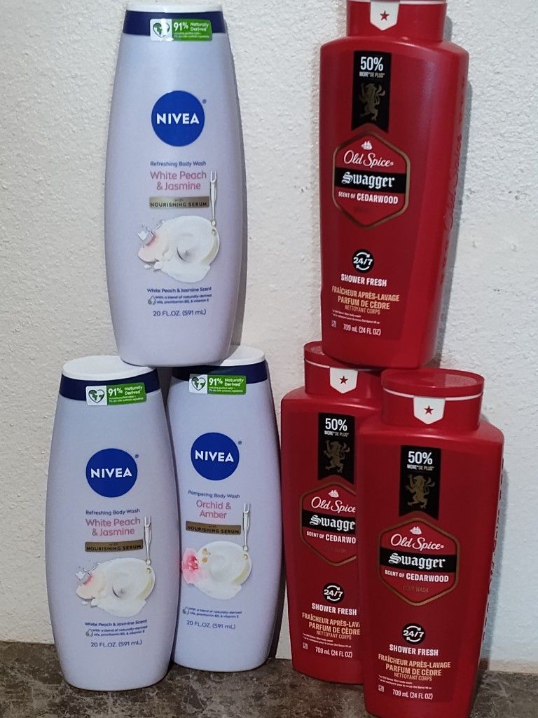 Body Wash Nivea & Old Spice