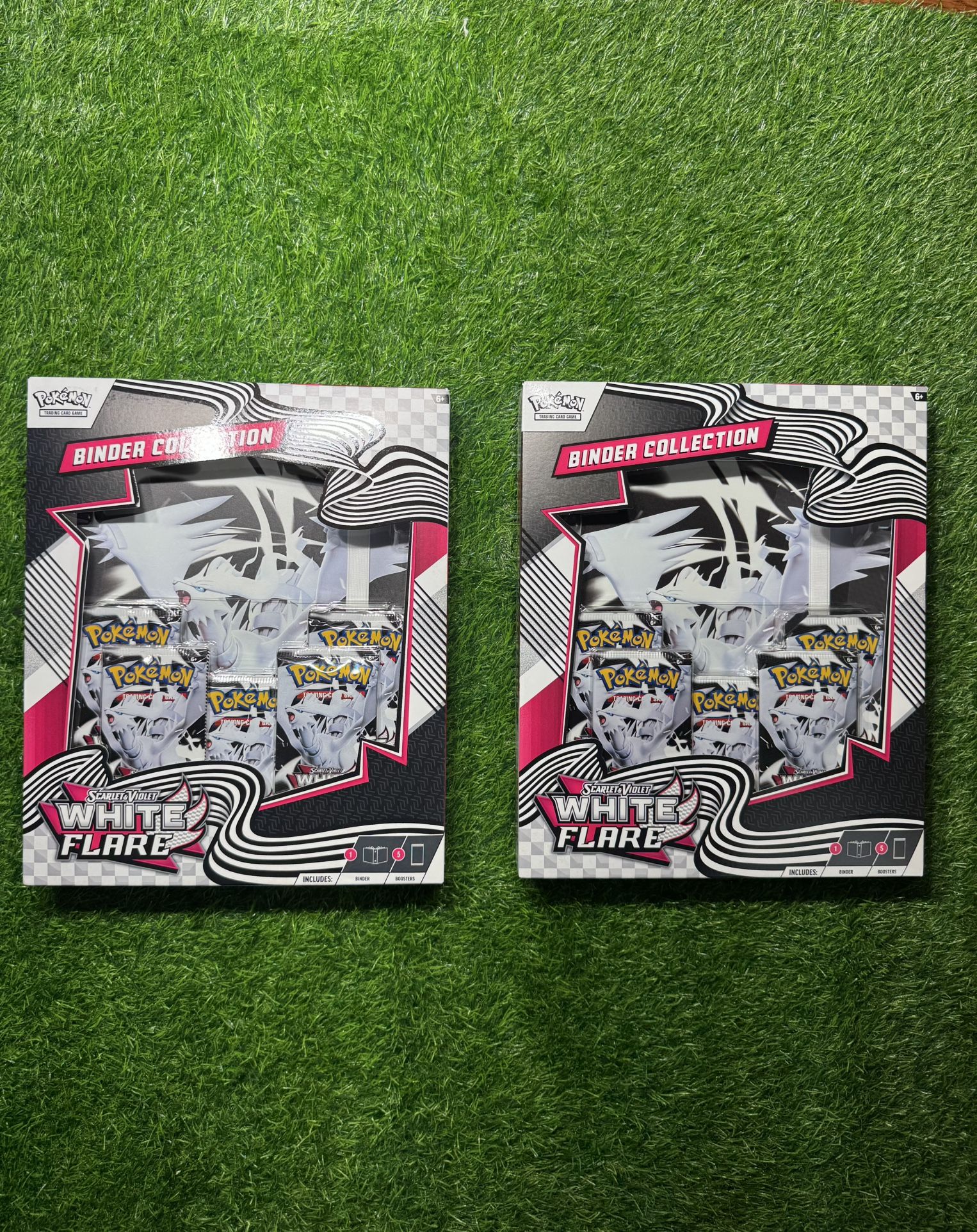 2x 2025 Pokemon Scarlet & Violet ‘White Flare Binder Collection’