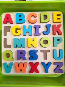 ABC wooden puzzle