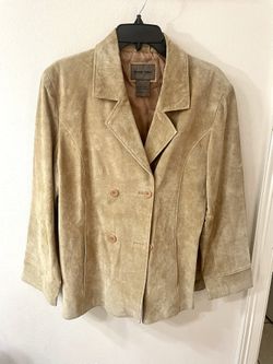 Leather Blazer Size L