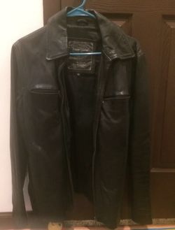 Trucker leather jacket