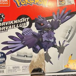 Pokemon Corviknight Building Set Mega Construx 340 Pcs NEW Sealed Box