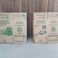 15 MOVING  BOXES USED LIKE NEW.
