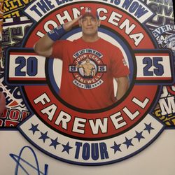 wwe John Cena Signature Poster 