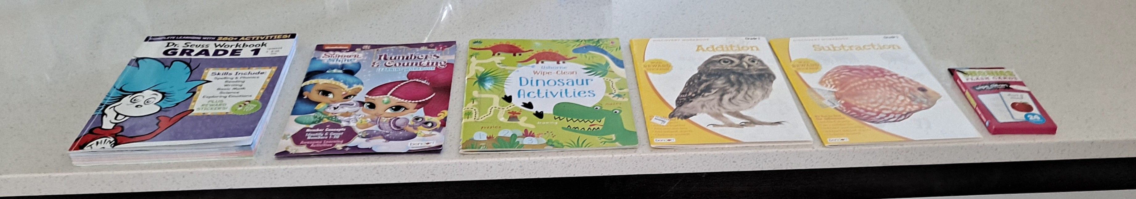 ONLY $5 Kids Learning Books And Flash Cards
