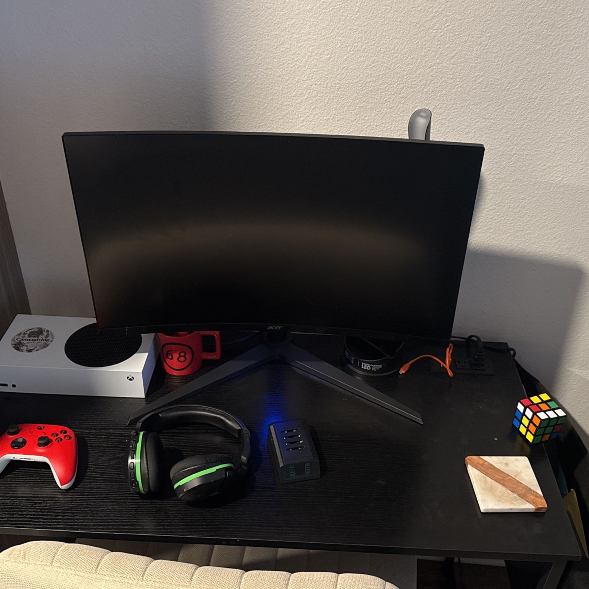 Xbox Series S and Monitor For Sale