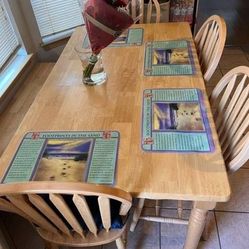 Solid Oak Dining Table