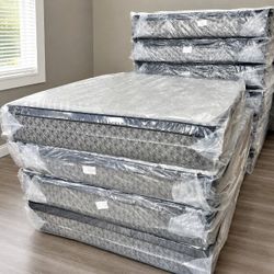 BRAND NEW MATTRESS + BOX SPRING (FREE DELIVERY)