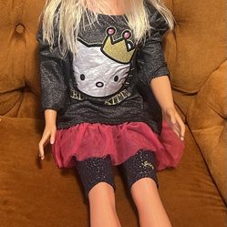 MY LIFE SIZE BARBIE DOLL XLARGE 3 FEET 1992 RETRO VINTAGE COLLECTIBLE BLONDE