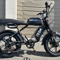 MEELOD M8DM Dual Motor Dual Battery Extra Long Range Dual Suspension 2400 Watt Peak 150 Miles Range Electric Bike