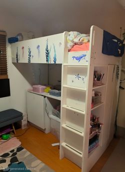 Loft bed IKEA Smastad