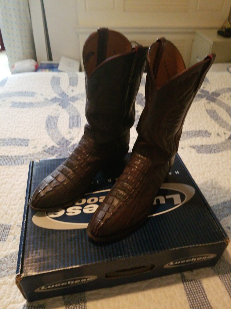 Luccese Caimen Western Boots