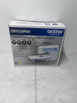 Brother Project Runway XR9550PRW Computerized Sewing Machine Quilting Limited Edition. Very gently used in very good condition and comes as pictured a