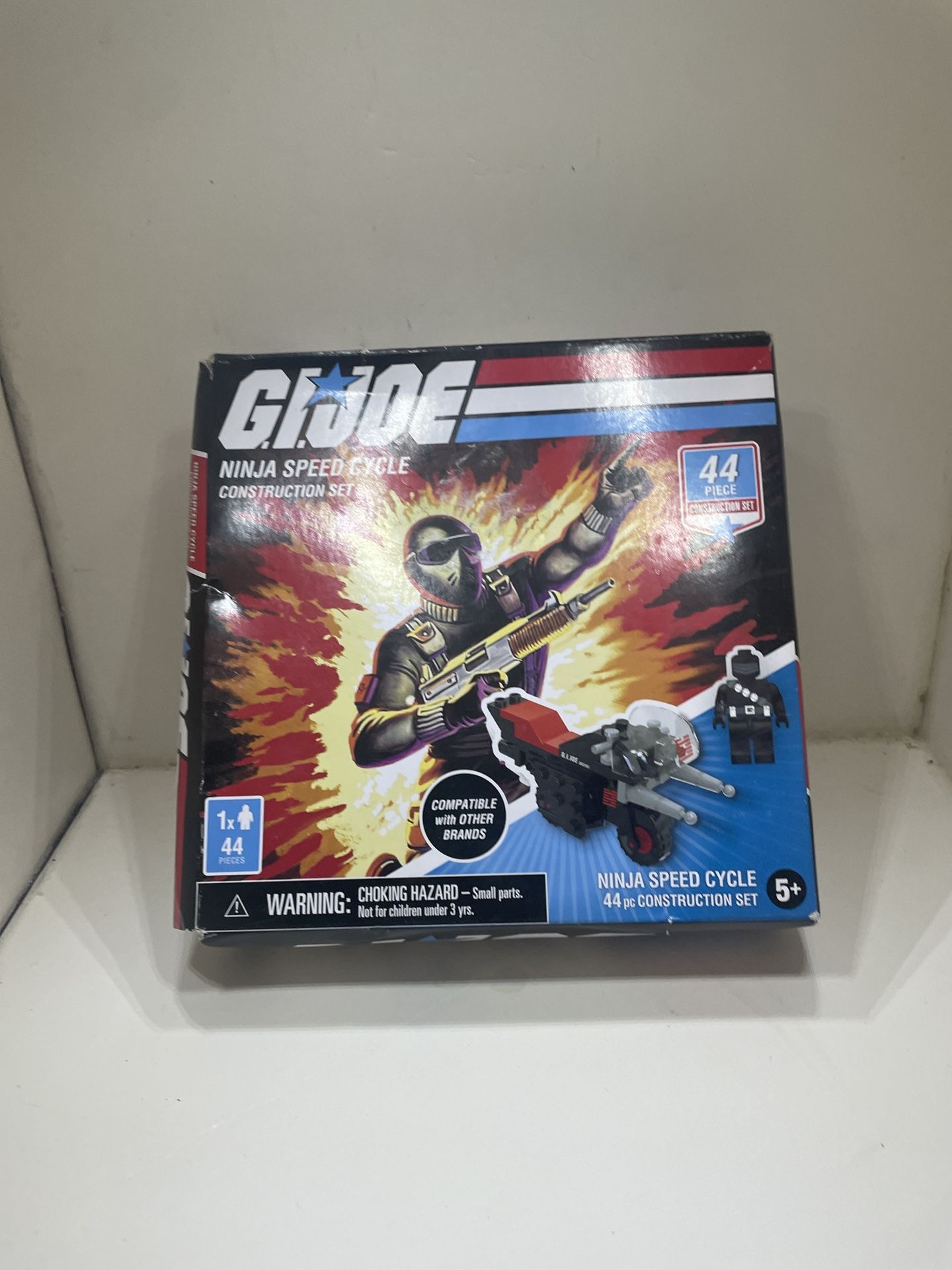 GI Joe Ninja Speed Cycle & Snake eyes Construction Set Hasbro Toy NEW SEALED