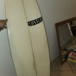 Tuttle Signed Tri Fin Surfboard 5'8"