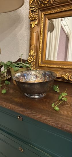 Silver plated bowl