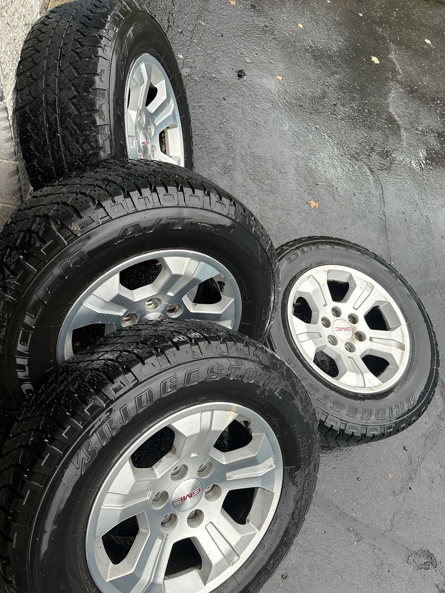 GMC WHEELS AND TIRES 265/65R18