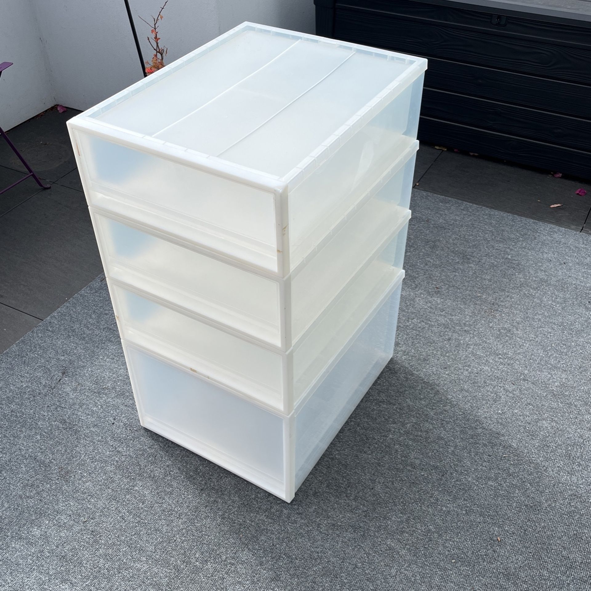 Muji Plastic Drawers