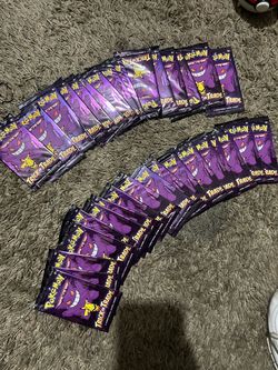 33 Pokémon Booster Packs $60 FIRM NO TRADES