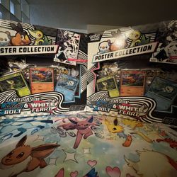 Pokemon Black Bolt & White Flare Poster Collection