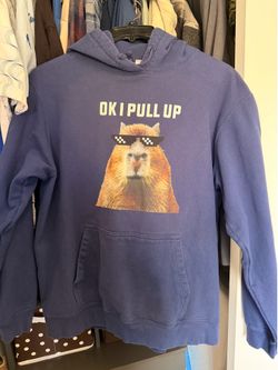 Men’s large capybara sweatshirt hoodie