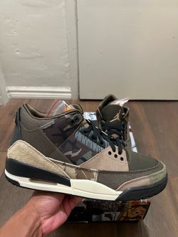 Jordan 3 “Patchwork Camo” Size 9.5