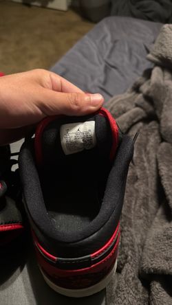 Air Jordan 1 lows Red/Black