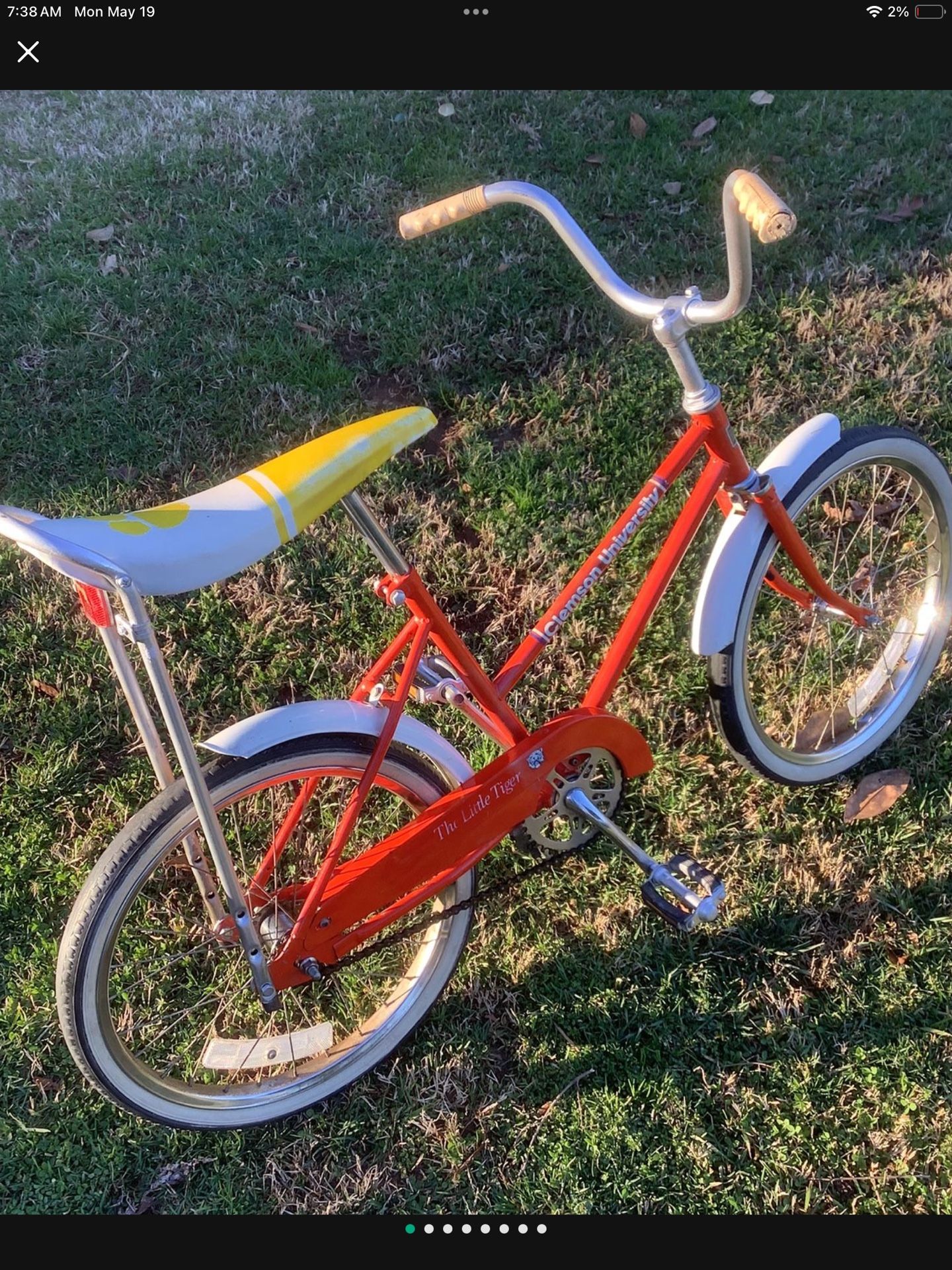 Vintage Clemson Tiger Bike