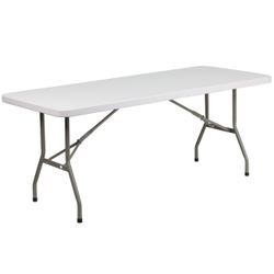 Rectangular Plastic Folding Table