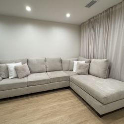 Beige Custom Couch 