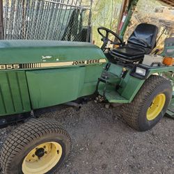 john deere diesel.tractor with mower 26hp 