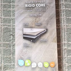 Lifeproof Brand ~ Waterproof RIGID CORE VINYL Plank Flooring ~ Sterling Oak Color