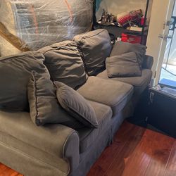 Couch And 4 Pillows