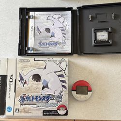 Japanese Pokemon Soul Silver CIB (With pokewalker)